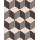 CARRELAGE DAMIER 15 22.5x22.5 CM- MA2303203