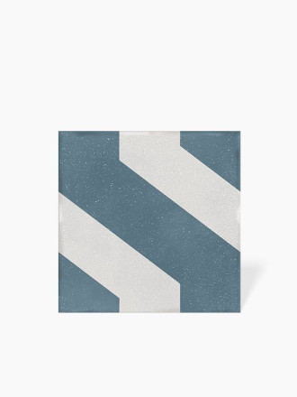 CARRELAGE SIGNAL BLEU 18.5X18.5 CM - MA2303773