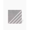 FLIESE SIGNAL GRAU GESTREIFT WEISS 18.5X18.5 CM - MA2303774