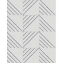 CARRELAGE SIGNAL RAYÉ BLANC GRIS 18.5X18.5 CM - MA2303775