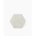 CARRELAGE TERRAZZO TOMETTE BLANC 25.8X29 CM - MA2303370