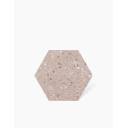 CARRELAGE TERRAZZO TOMETTE ROSE 25.8X29 CM - MA2303372