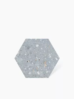 CARRELAGE TERRAZZO TOMETTE BLEU 25.8X29 CM - MA2303373