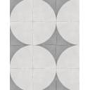 CARRELAGE DECOR LUNE GRIS 18.5X18.5 CM - MA2303657