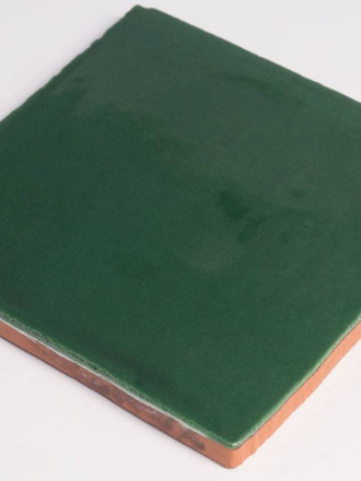 Carrelage craquelé vert victorien style artisanal 10x10cm PR0809026