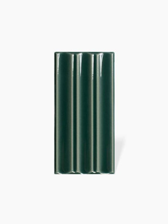 CARRELAGE ONDULÉ ROYAL GREEN 6.2X12.5 CM - MA2303471