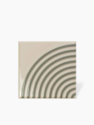 CARRELAGE ROUND MINT GREY 12.5 X 12.5CM - MA2303137