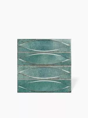 CARRELAGE OVAL GREEN 33 X 33 CM - MA2303161