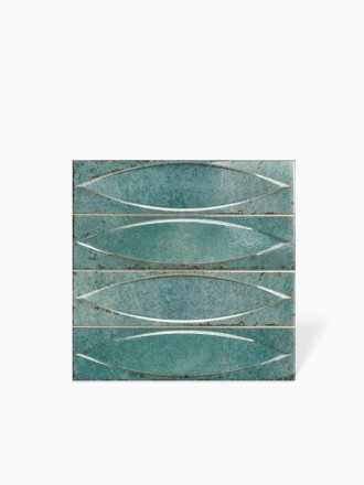 CARRELAGE OVAL GREEN 33 X 33 CM - MA2303161