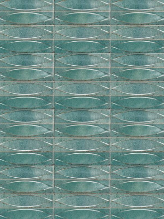 CARRELAGE OVAL GREEN 33 X 33 CM - MA2303161