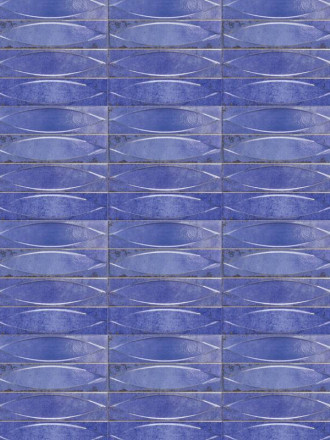 CARRELAGE OVAL BLEU 33 X 33 CM - MA2303162