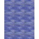 CARRELAGE OVAL BLEU 33 X 33 CM - MA2303162