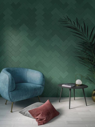 CARRELAGE PUZZLE VERT 18.5X18.5 CM - MA2303297