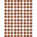 CARRELAGE DAMIER EFFET ANCIEN BRUN 33X33 CM - MA2303174