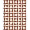 CARRELAGE DAMIER EFFET ANCIEN BRUN 33X33 CM - MA2303174