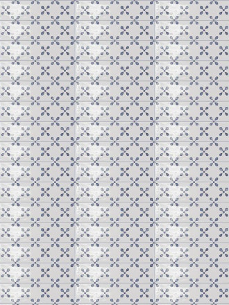 CARRELAGE FLEURETTE BRILLANT 7.5X30 CM - MA2303649