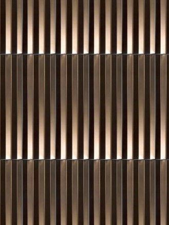 CARRELAGE TÔLE OR 13.5X40 CM - MA2303418