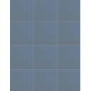 CARRELAGE CARRÉ BLEU MAT 20X20 CM - MA2303796