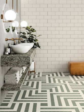 CARRELAGE BUHO XS BLANC 6.2X6.2 CM - MA2303801