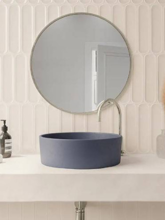 CARRELAGE PAINT O BLANC 7.5X30 CM . MA2303442