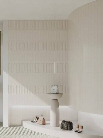 CARRELAGE PAINT O GRIS CLAIR 7.5X30 CM . MA2303443