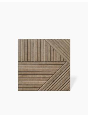 CARRELAGE PARQUET GEOMETRIQUE BRUN 44X44 CM - MA2303218