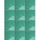 CARRELAGE CARRÉ TURQUOISE BRILLANT 11X11 CM - MA2303499