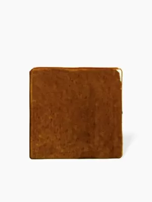 CARRELAGE CARRÉ MARRON BRILLANT 11X11 CM - MA2303500 