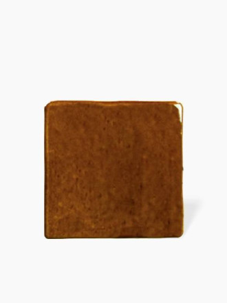 CARRELAGE CARRÉ MARRON BRILLANT 11X11 CM - MA2303500