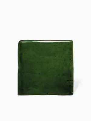 CARRELAGE CARRÉ OLIVE BRILLANT 11X11 CM - MA2303501 