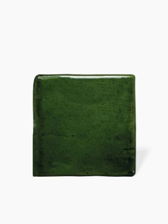 CARRELAGE CARRÉ OLIVE BRILLANT 11X11 CM - MA2303501