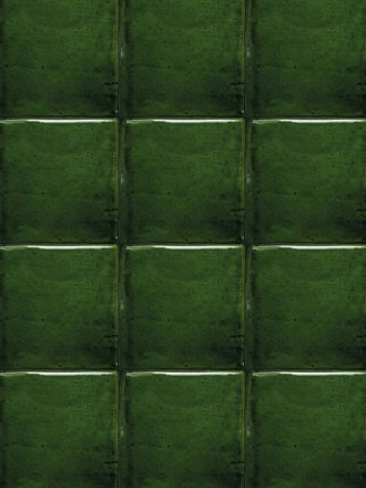 CARRELAGE CARRÉ OLIVE BRILLANT 11X11 CM - MA2303501