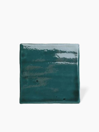 CARRELAGE CARRÉ BLEU BRILLANT 11X11 CM - MA2303502