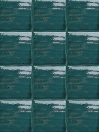 CARRELAGE CARRÉ BLEU BRILLANT 11X11 CM - MA2303502