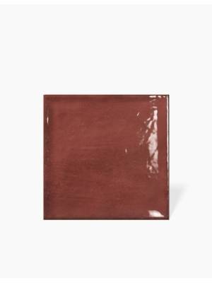 CARRELAGE INDIAN BORDEAUX BRILLANT 22.5X22.5 CM - MA2303507