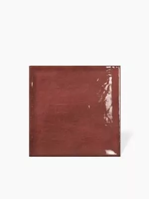 CARRELAGE INDIAN BORDEAUX BRILLANT 22.5X22.5 CM - MA2303507
