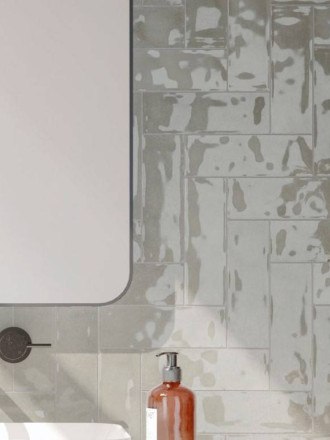 CARRELAGE POP GRIS BRILLANT 6.5X20 CM - MA2303520