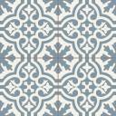 Carrelage imitation carreaux de ciment neufs - bleu & blanc - TI1138001/T41 C5