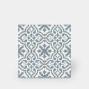 Carrelage imitation carreaux de ciment neufs - bleu & blanc - TI1138001