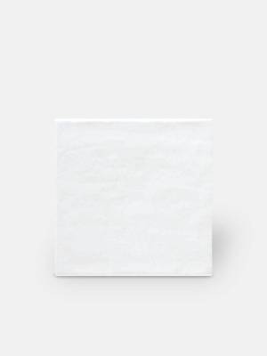 Faïence murale blanche style artisanal 15x15 cm - TR3504001