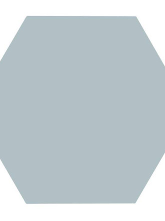 Carrelage hexagonal turquoise mat uni base ME9507017