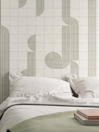 CARRELAGE ONDE MINT 12.5X12.5 CM - MA2303440