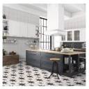 CARRELAGE ETOILE NOIR 22.5X22.5 MK2305085