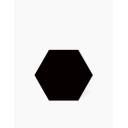 CARRELAGE NOIR HEXA 22.5X25.5 - MK2305043