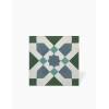 ZEMENTFLIESE MIT GEOMETRISCHEM VIKTORIANISCHEM DEKOR - 20CM X 20CM - JU0106281