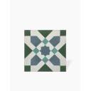 CARREAU DE CIMENT DECOR GEOMETRIQUE VICTORIEN - 20CM X 20CM - JU0106281