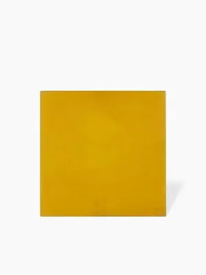 CARREAU DE CIMENT UNI JAUNE MOUTARDE- 20CM X 20CM - JU0106287 