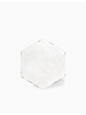 Carrelage hexagonal uni blanc - AG2308011