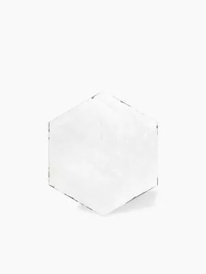 Carrelage hexagonal uni blanc - AG2308011