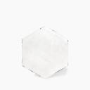 Carrelage hexagonal uni blanc - AG2308011
